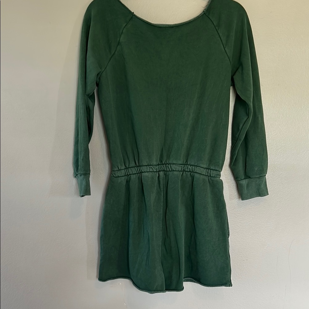 Aerie Green  Long Sleeve Romper - Picture 4 of 4